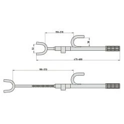 BAUHAUS Basi Lenkradsperre KFZ 101 Stahl, Länge: 370 Mm -Auto-Ausstattung Verkäufe 12 157