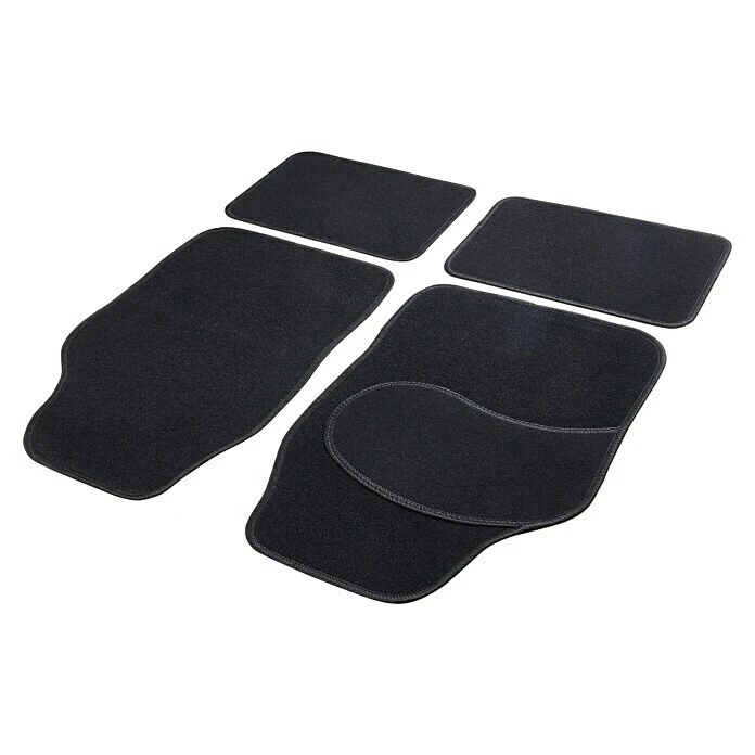 BAUHAUS Cartrend Kfz-Teppichmatten-Set Basic 4 -tlg., Schwarz, Geeignet Für: Alle Wagentypen 3 BAUHAUS Cartrend Kfz-Teppichmatten-Set Basic 4 -tlg., Schwarz, Geeignet Für: Alle Wagentypen