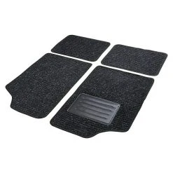 BAUHAUS Cartrend Kfz-Teppichmatten-Set Space 4 -tlg., Anthrazit, Geeignet Für: Alle Wagentypen