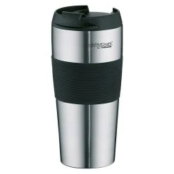 BAUHAUS Thermos Thermo-Trinkbecher ThermoPro 0,4 L, Matt/Schwarz
