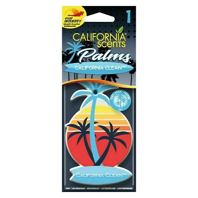 BAUHAUS California Scents Lufterfrischer Palms Paper Clean 3 BAUHAUS California Scents Lufterfrischer Palms Paper Clean