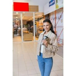 BAUHAUS Thermo-Trinkbecher BAUHAUS 0,4 L, Matt/Schwarz -Auto-Ausstattung Verkäufe 12 276