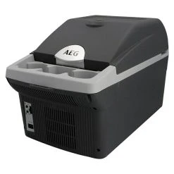 BAUHAUS AEG Kühlbox BK16 Schwarz, 3 Getränkehalter