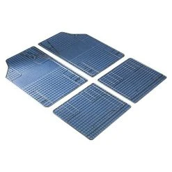 BAUHAUS Walser Kfz-Gummimatten-Set New Style 4 -tlg., 100 % PVC, Blau