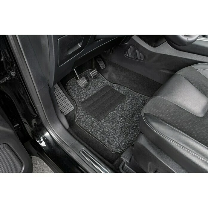 BAUHAUS Walser Autoteppich Rippe 4 -tlg., Anthrazit 5 BAUHAUS Walser Autoteppich Rippe 4 -tlg., Anthrazit – Bild 3