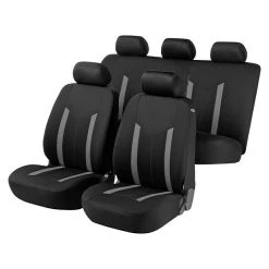 BAUHAUS Walser Autositzbezug Hastings Schwarz/Grau