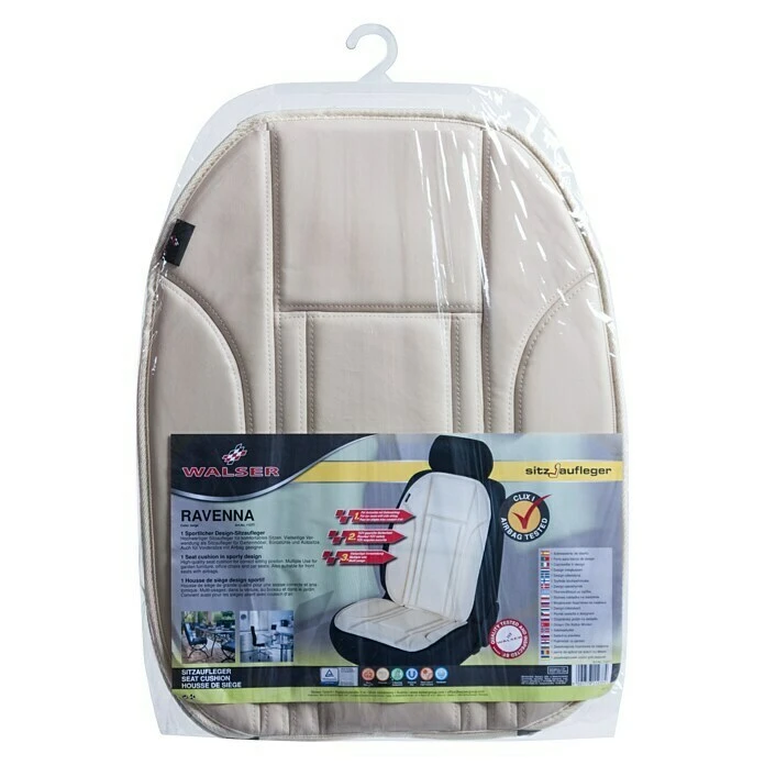 BAUHAUS Walser Autositzauflage Ravenna Beige 4 BAUHAUS Walser Autositzauflage Ravenna Beige – Bild 2