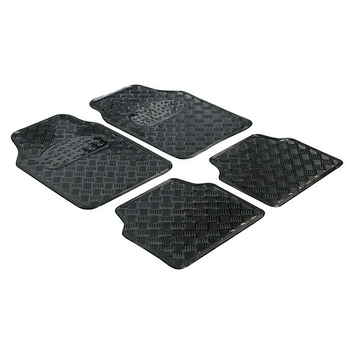 BAUHAUS Walser Kfz-Gummimatten-Set 4 -tlg., PVC, Carbon/Metallic 3 BAUHAUS Walser Kfz-Gummimatten-Set 4 -tlg., PVC, Carbon/Metallic