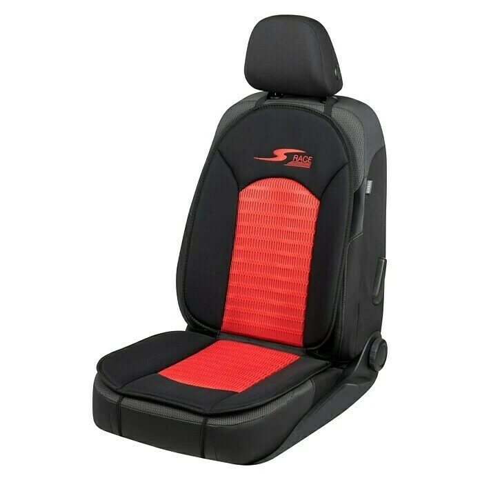 BAUHAUS CarComfort Autositzauflage S-Race Rot/Schwarz 3 BAUHAUS CarComfort Autositzauflage S-Race Rot/Schwarz