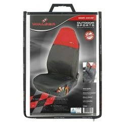 BAUHAUS Walser Autositzbezug Outdoor Sports Vordersitz Schwarz/Rot -Auto-Ausstattung Verkäufe 12 487