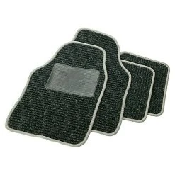 BAUHAUS UniTEC Kfz-Teppichmatten-Set Taxi 4 -tlg., Anthrazit/Grau, Geeignet Für: Alle Wagentypen