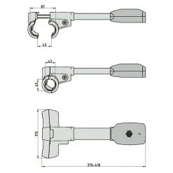 BAUHAUS Basi Lenkradsperre KFZ 102 Mit Alarm Stahl, Länge: 410 Mm -Auto-Ausstattung Verkäufe 12 569