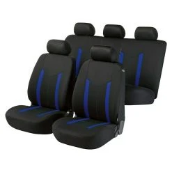 BAUHAUS Walser Autositzbezug Hastings Mit Reißverschluss-System Schwarz/Blau