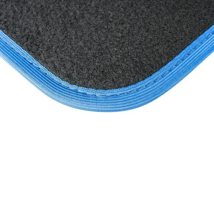 BAUHAUS Walser Kfz-Teppichmatten-Set Matrix Schwarz/Blau 4 BAUHAUS Walser Kfz-Teppichmatten-Set Matrix Schwarz/Blau – Bild 2