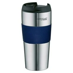 BAUHAUS Thermos Thermo-Trinkbecher ThermoPro 0,4 L, Matt/Blau