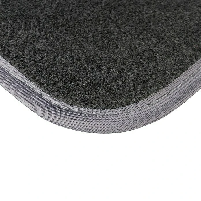 BAUHAUS Walser Kfz-Teppichmatten-Set Matrix Schwarz/Grau 4 BAUHAUS Walser Kfz-Teppichmatten-Set Matrix Schwarz/Grau – Bild 2