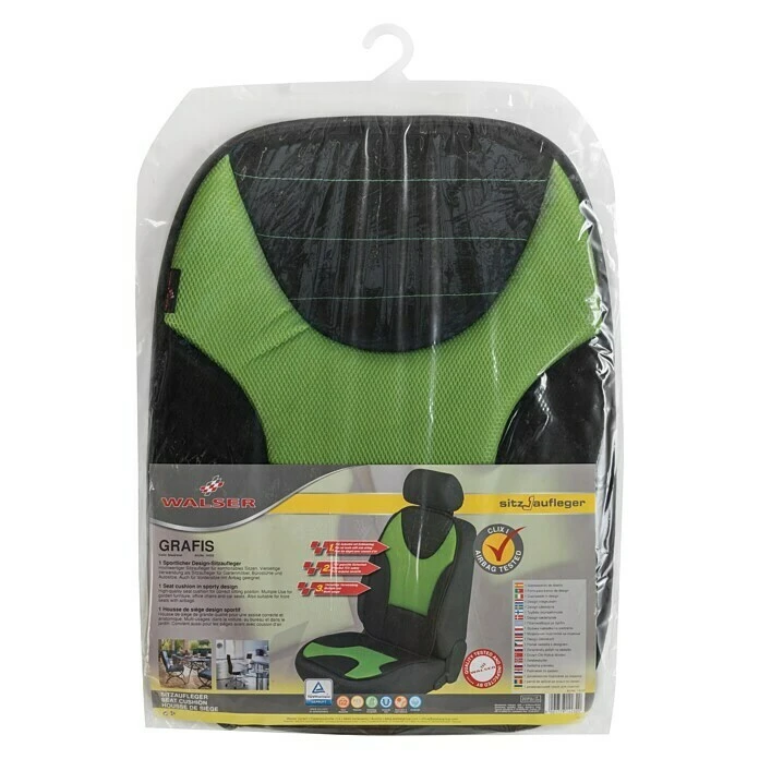 BAUHAUS Walser Autositzbezug Grafis Grün/Schwarz 5 BAUHAUS Walser Autositzbezug Grafis Grün/Schwarz – Bild 3